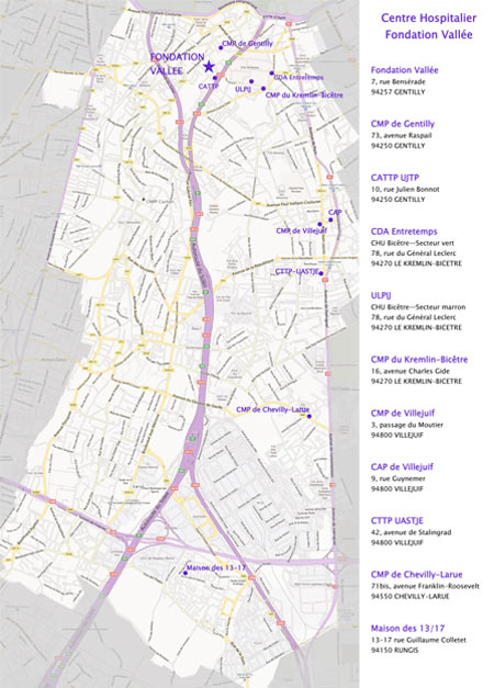 Carte du secteur