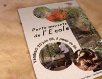 Flyer Porte Ouverte de l'Ecole